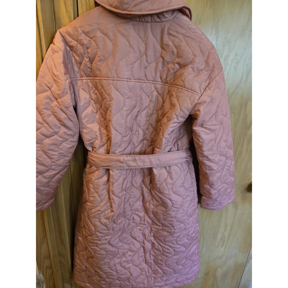 Womens Who What Wear Pink Trench Coat Small - Picture 2 of 5